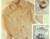 Vintage 1970s Baby Llama Coat Size Medium