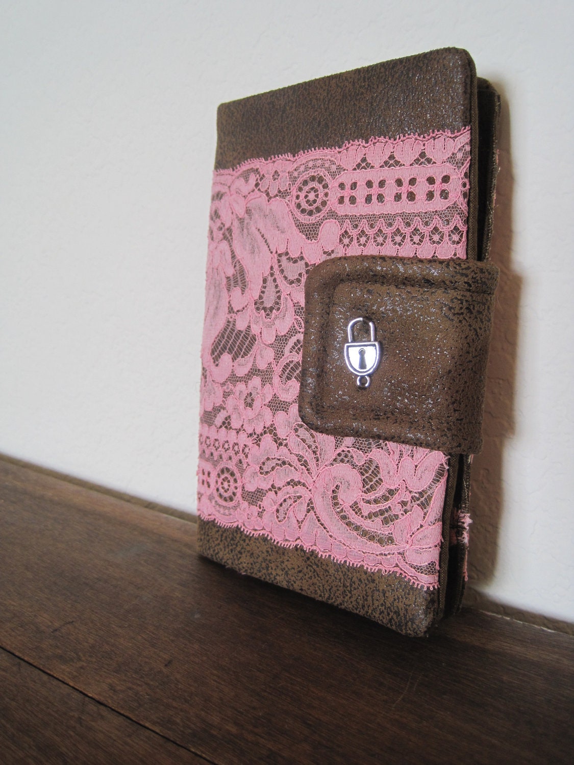 Branded Leather - Smaller Size Clutch
