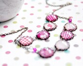 Summer kiss double statement necklace - Retro jewelry - Free Worldwide Shipping - Gift for her under 35 USD