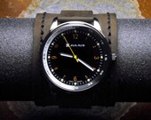 Men's Leather Quartz Watch - SALE - Worldwide Shipping -  USA Hand Made