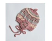 Organic Baby Hat In Pastels, Baby Beanie, Baby Bonnet, Baby Cap, 100%  Silk, High Quality Organic Product
