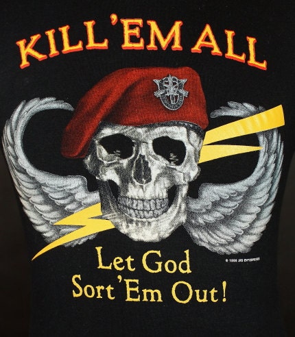 t shirt kill em all