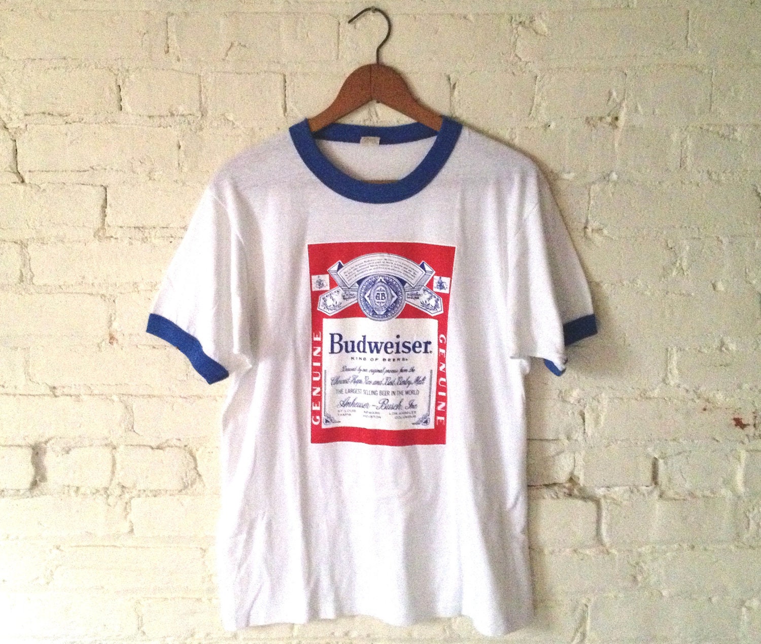 Vintage Budweiser T Shirt Mens M by RobinCottage on Etsy