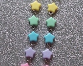 Pastel Shooting Star Earrings