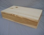 Hickory Tea Box with a top made of Live-Edge Colorado Aspen