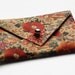 Select Floral Leather Envelope Card Holder