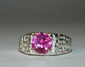 Mens ring October birthstone