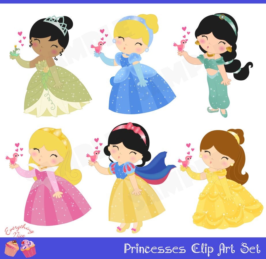 free clipart of disney princesses - photo #47