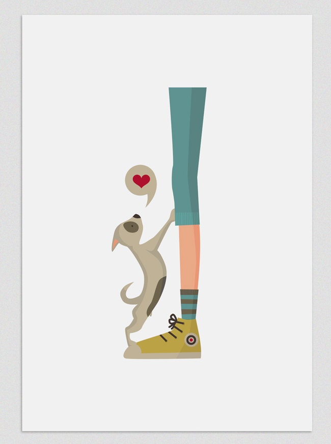 Illustration. Dog's Life (boy)