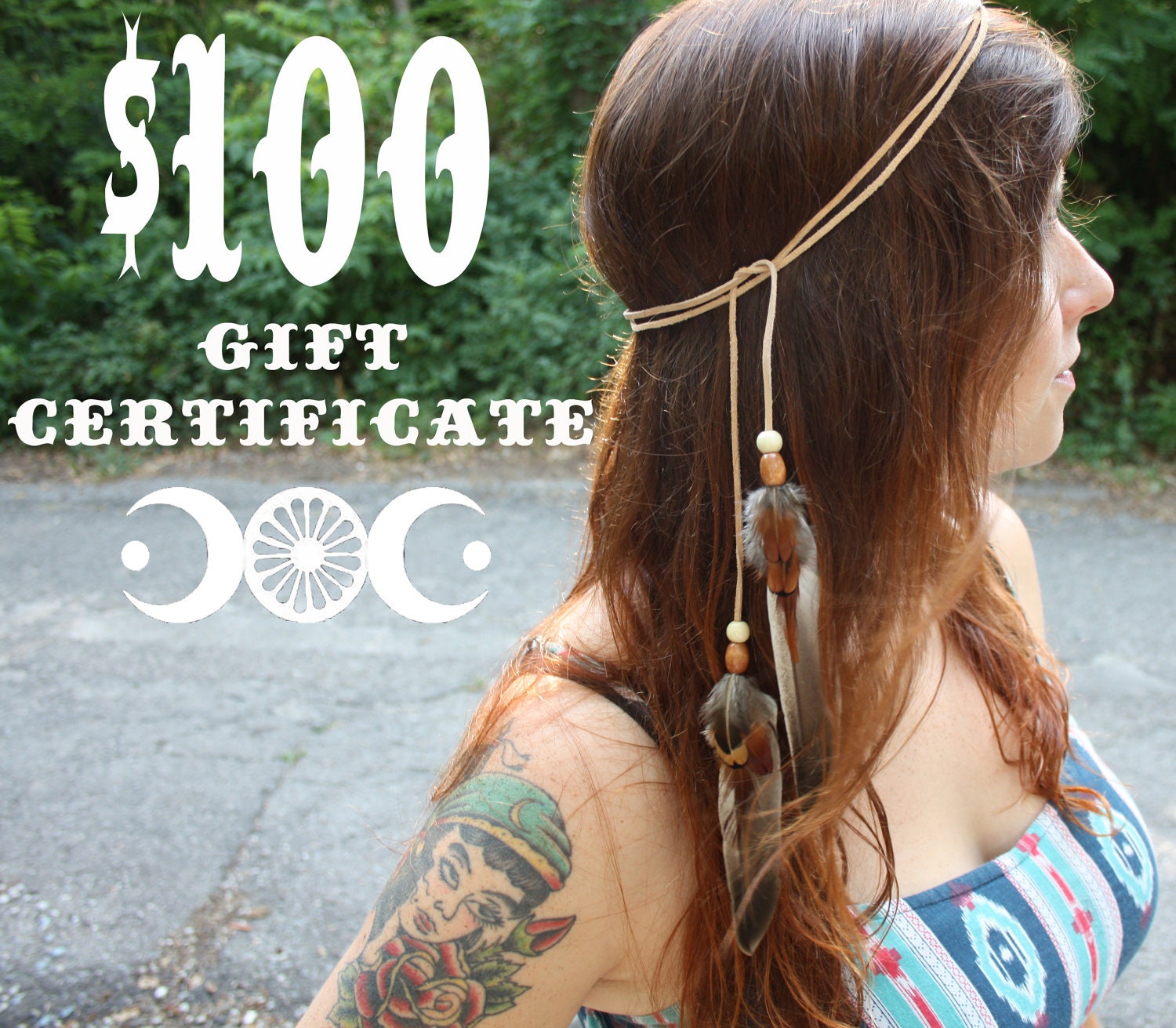 Moondial Gypsy Gift Certificate for 100 Dollars