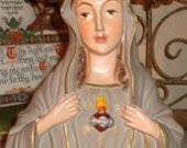 Jesus and Mary, Vintage Religious Home Decor