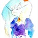 Ice Queen Mini Print 5x7 inch inch inkjet print / Adventure Time Fan Art