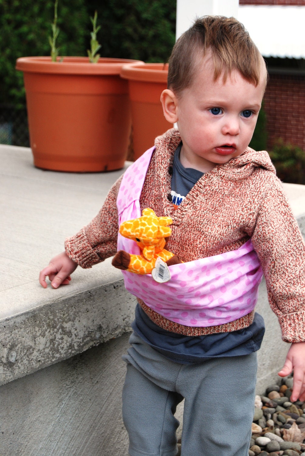 Child Baby Doll Toy Sling Carrier