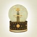 Tesla Coil Snow Globe with Copper one of a kind water globe