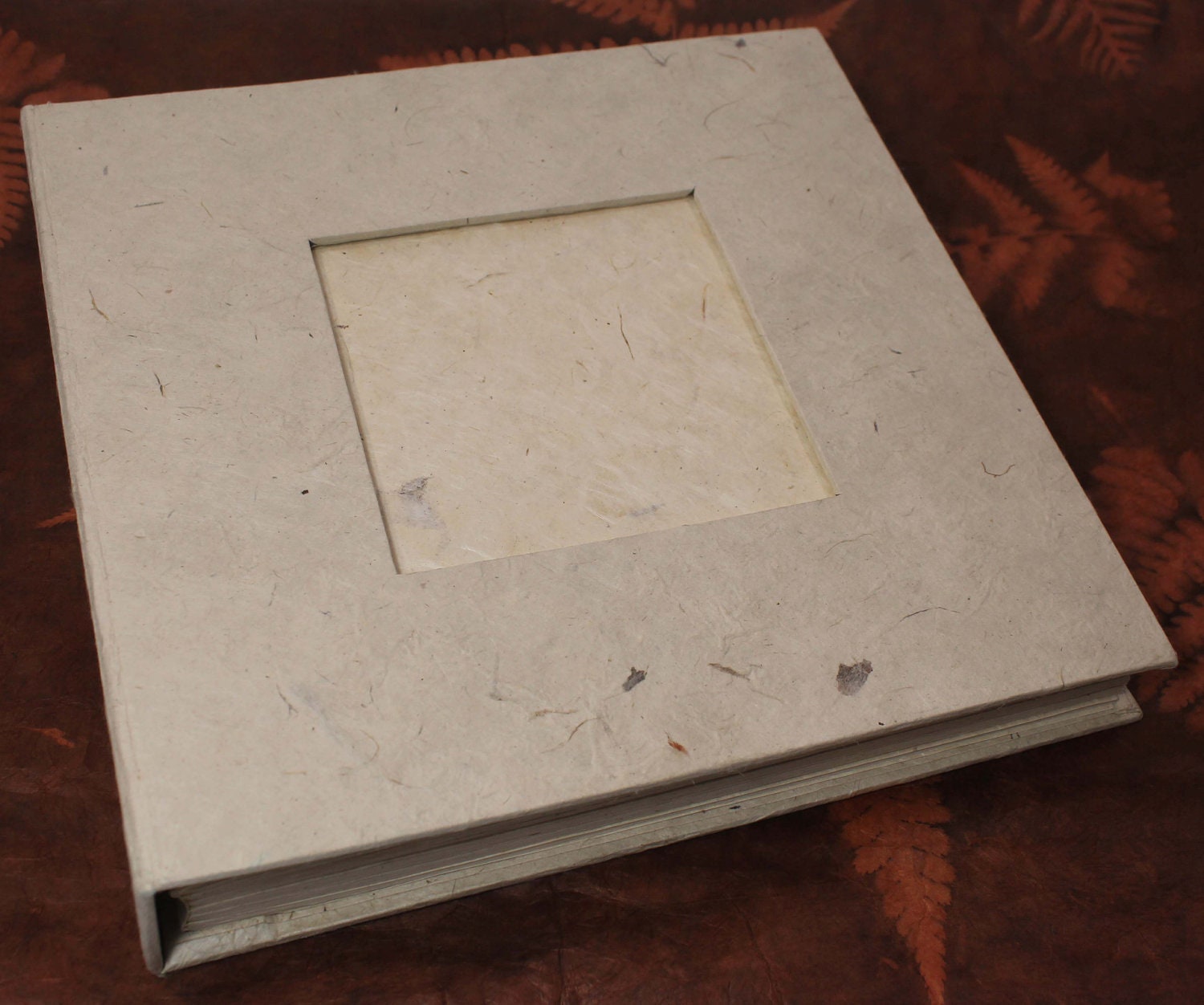 Handmade Square photo album 40 pages eco friendly lokta paper