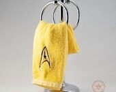 Star Trek TOS Command Inspired - Embroidered Hand Towel