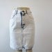 Vintage High Waisted Denim Jean Skirt Denim Mini Skirt Womens Acid Wash Denim Skirt USA 28