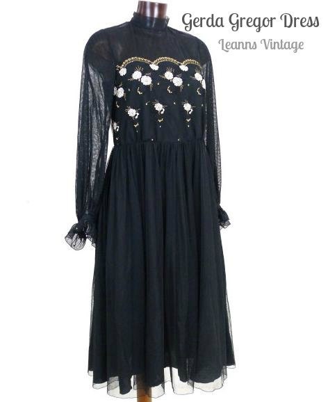 50% SALE Gerda Gregor designer evening dress
