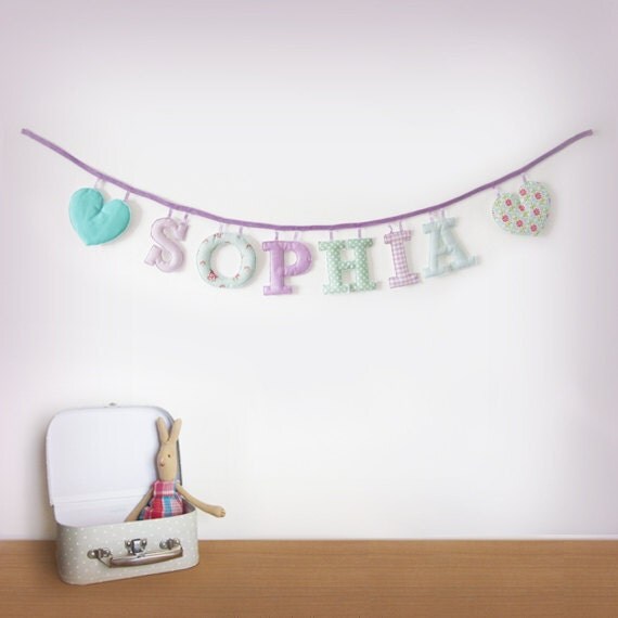 Handmade 'SOPHIA' Fabric Garland - Made to Order Il_570xn