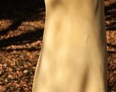 SALE - WOOLSECTION50 -Yellow Wool Crepe Fabric