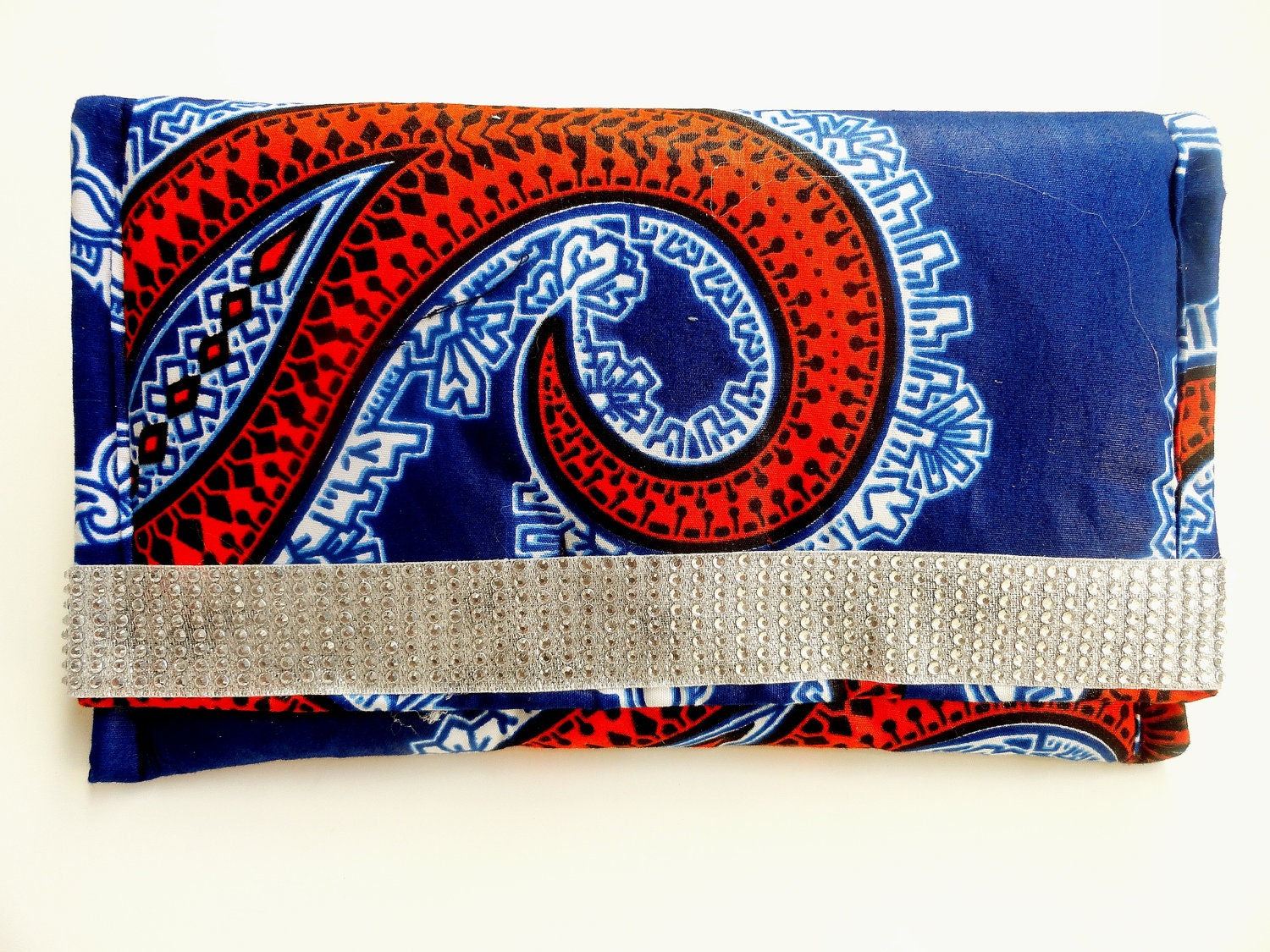 Ankara/African fabric clutch  by Zabba Designs