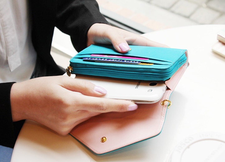 6 colors, iphone wallet, s3 wallet, phone wallet, cute wallet, simple wallet, Womens Wallets