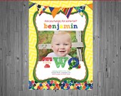 the very hungry caterpillar Birthday Invitation, caterpillar birthday party, party invitation printable, FREE thank you card
