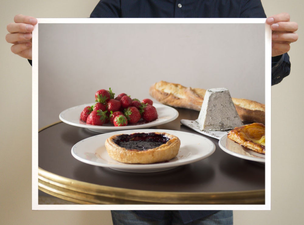 Paris Pastries, Still Life Photography, Paris Photography Art Print, Food Photography, Kitchen Art