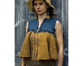 SALE - was 198 NOW 65 The Emily Cropped Swing Vest Top - SAMPLE