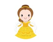Clip Art A51 - Belle The Beauty & The Beast