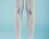 Leggings, Tights, Footless tights, Footless leggings, Polka dot leggings, Polka dot tights, Womens leggings, Womens tights, ON SALE