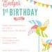 Custom Printable Pinwheel Party Birthday Invitation - Featured on Hostess with the Mostess