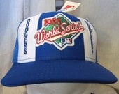 Vintage Deadstock 1988 LOS ANGELES DODGERS Snapback Rare World Series Trucker Style Baseball Hat