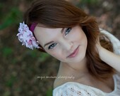Womens Boho Headband, Fabric Flower Headband for Women & Teens, Hair Accessories by Flower Couture