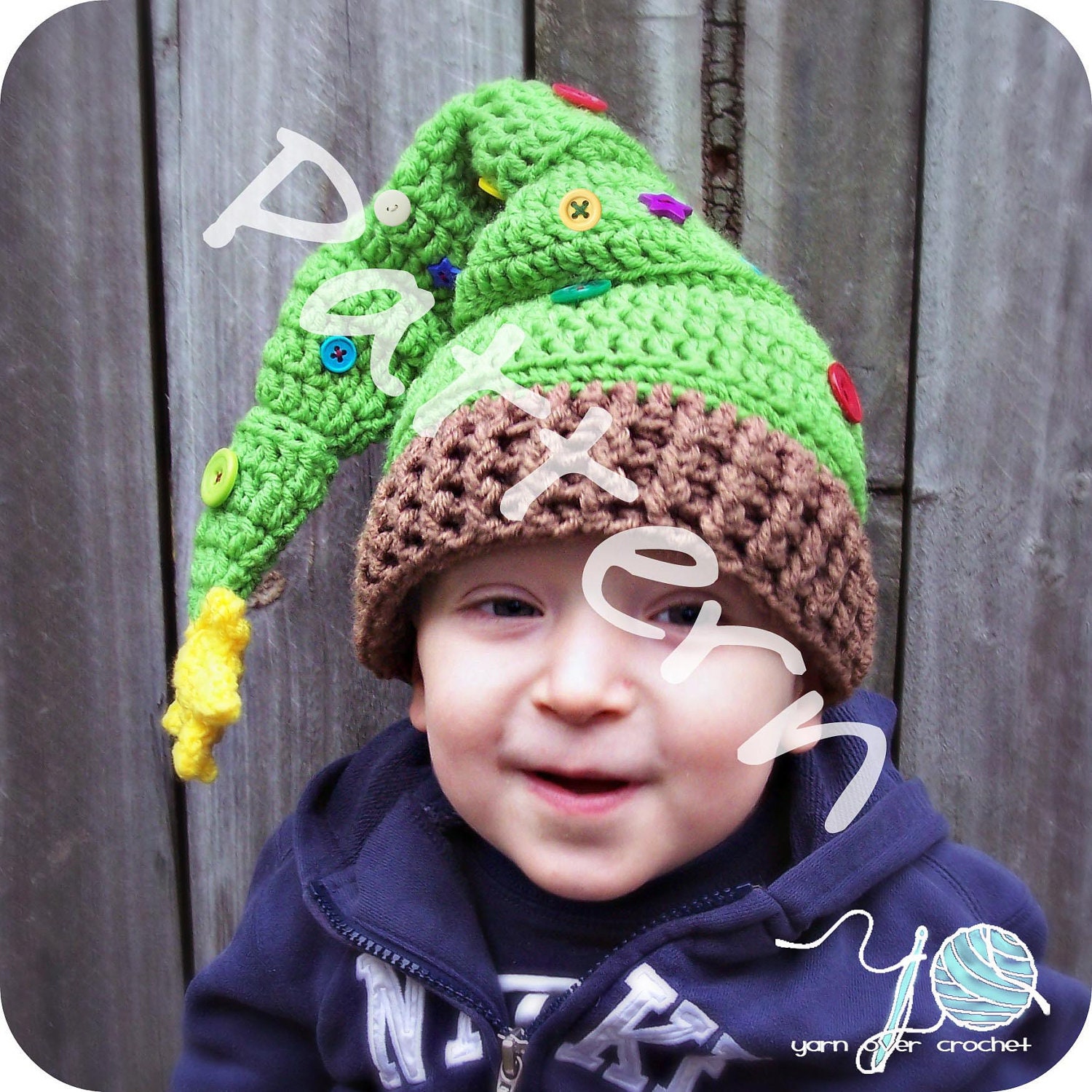 The Perfect Little Topper - Christmas Tree Elf Hat Pattern for All Sizes