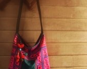 black friday Tribal patchwork crossbody bag // tribal // ethnic // embroidery bag // colorful // hippie // boho // slouchy // textile //