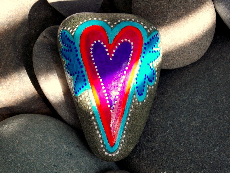 Love Is The Answer / Painted Rock / Sandi Pike Foundas / Cape Cod