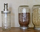 Country Kitchen Mason Jar Soap Dispenser (12oz) "Abby" style - eco friendly