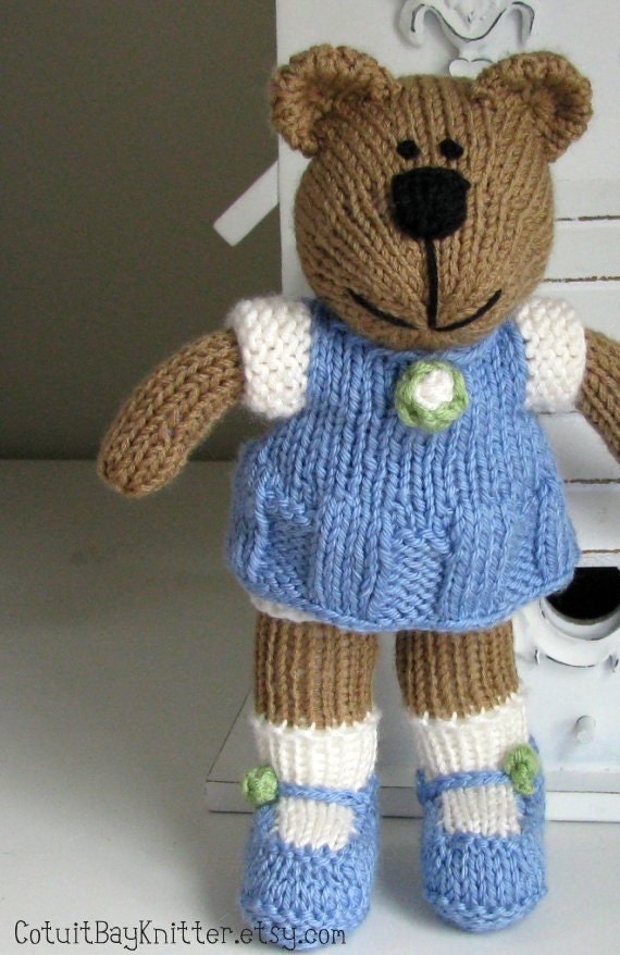 Hand Knit Bear Small Toy Ready To Ship Kids Toys Children Spring Plush Doll Children Toys Stuffed Animal Knitted Bear Doll Bear Madeline