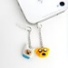 Adventure Time Jake and Finn Charm iPhone Earphone Plug, Dust Plug, Cellphone Accessories, 3.5mm, Polymer Clay, available with Charm Strap