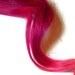 Magenta Mistress Pink Ombre Hair Extensions, Human Hair Extensions, Clip in Extensions