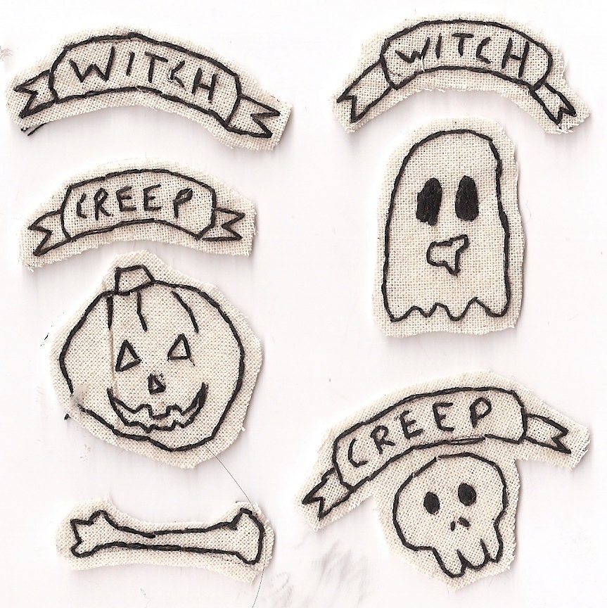 Teeny Halloweeny Patches