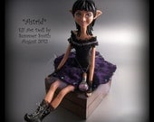 SALE - Astrid - Ooak Art Doll Paperclay