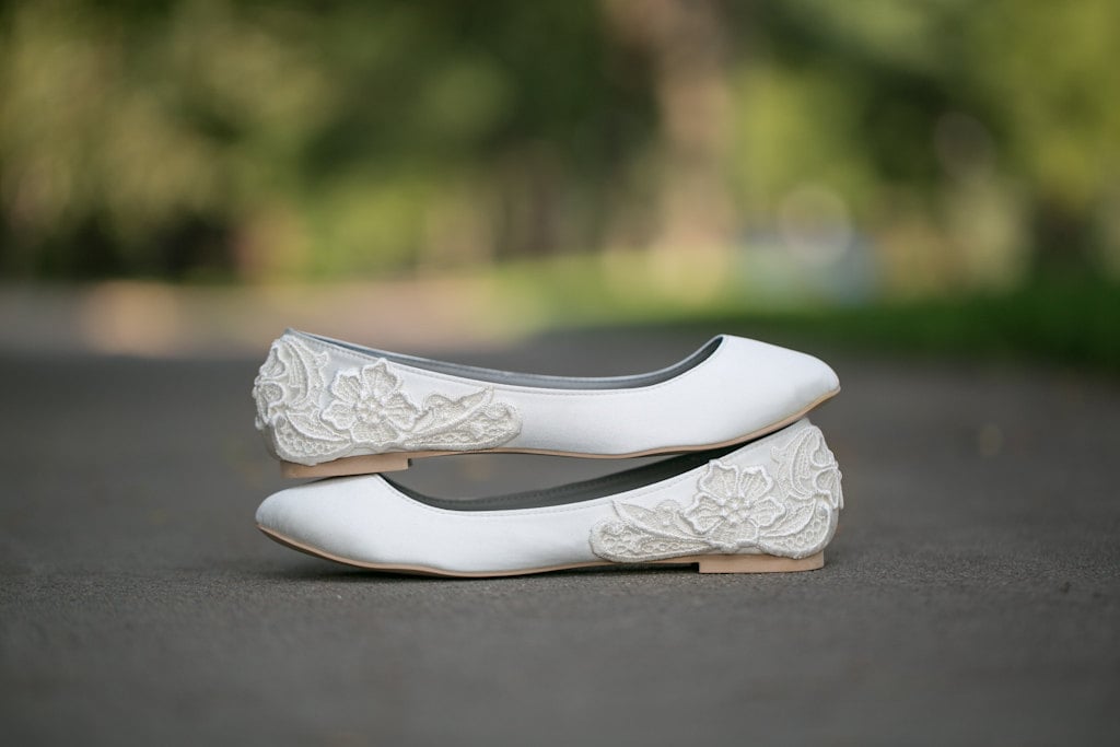 Indian Bridals Fashion: Ivory Flat Bridal Shoes Collection 2014
