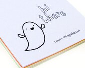 Ghost Greeting Mini Notepad