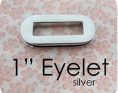 Small Eyelet with 1 Inch Opening Nickel Plated