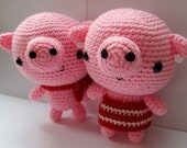 Amigurumi Piggies crochet pattern -PDF Digital Download
