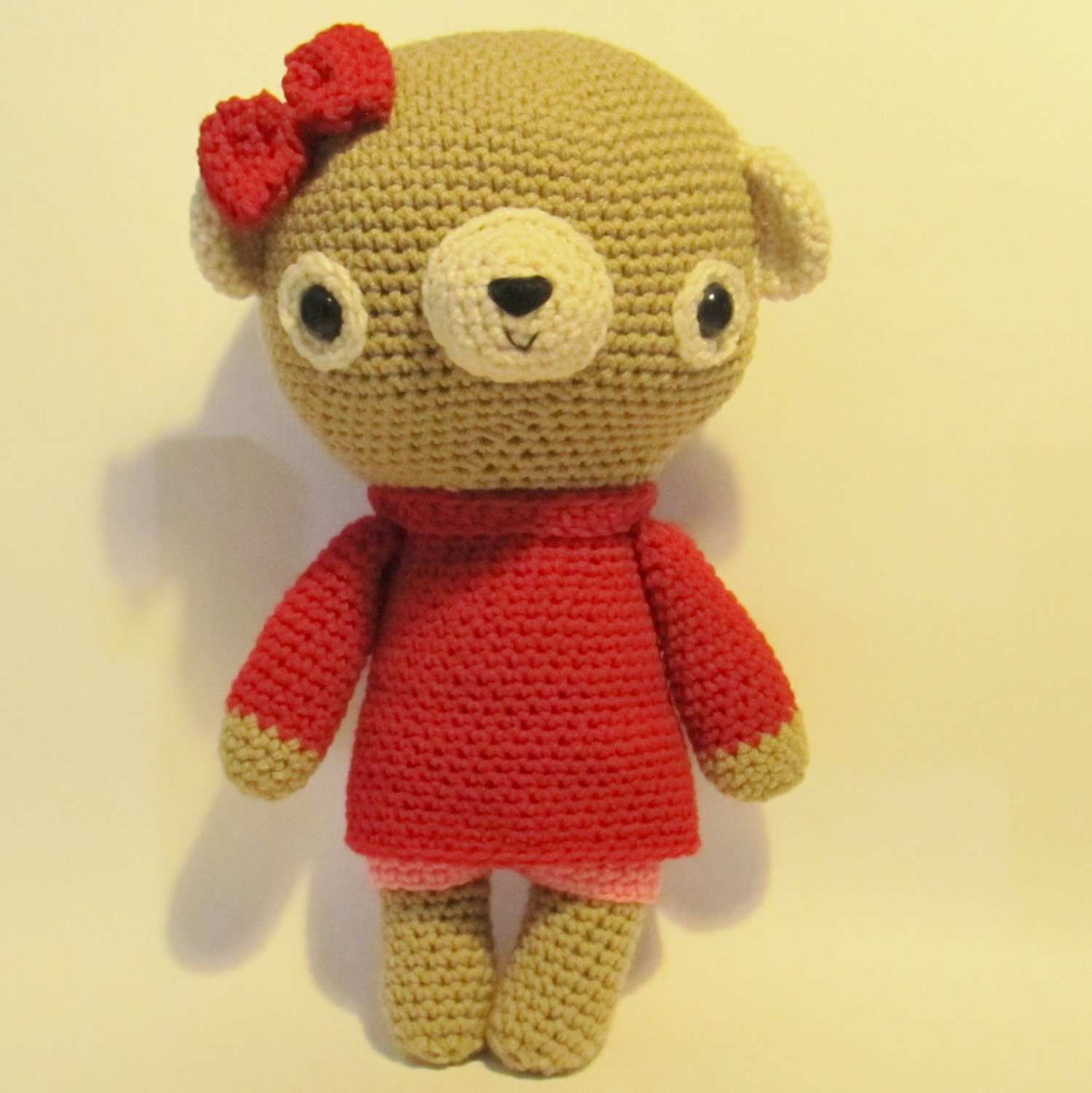 Huggable Amigurumi Teddy (15 inches/38 cms) - PDF Digital Download