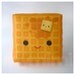 Decorative Pillow, Mini Pillow, Kawaii Print, Toy Pillow - Yummy Waffle