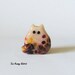 Cat Bead Handmade Lampwork Focal - Pollock Itty Bitty FatCat